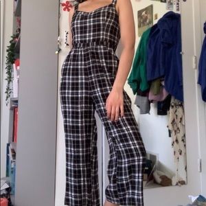 Plaid 90’s Style Jumpsuit